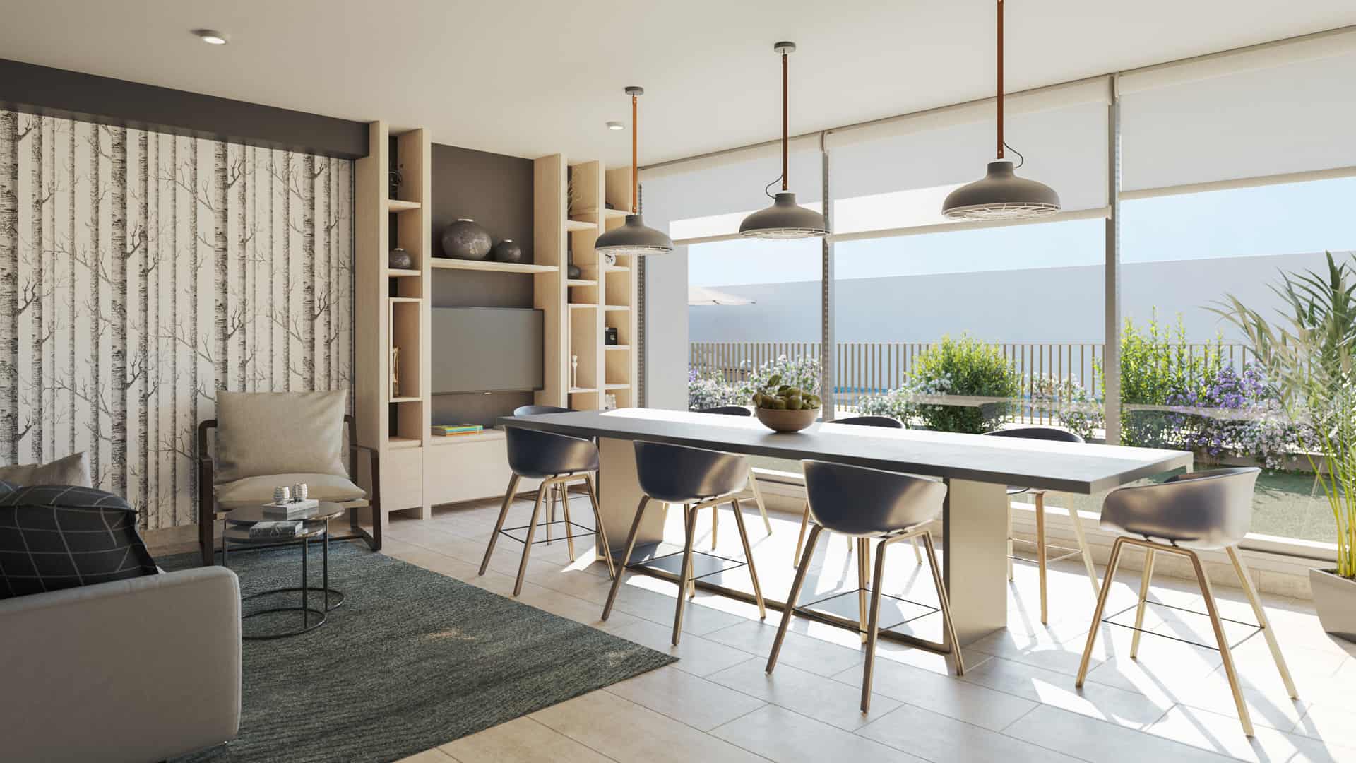 departamento estacion central interiores