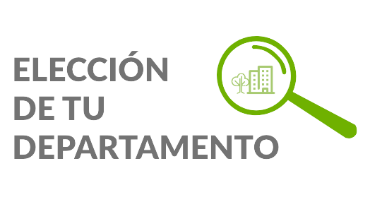 Elección de tu departamento ícono